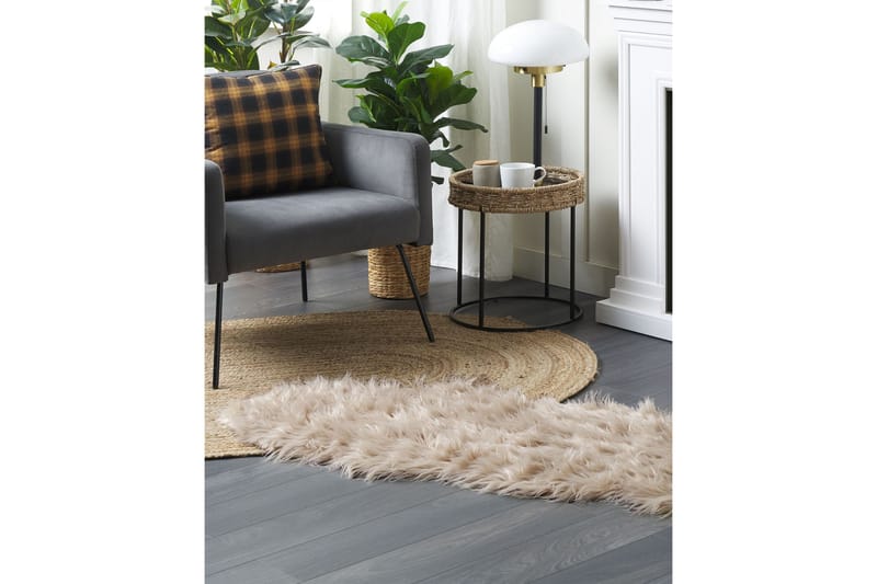 Mamungari Skinnmatta 60x180 cm Beige - Textilier & mattor - Mattor - Fällar & skinnmattor