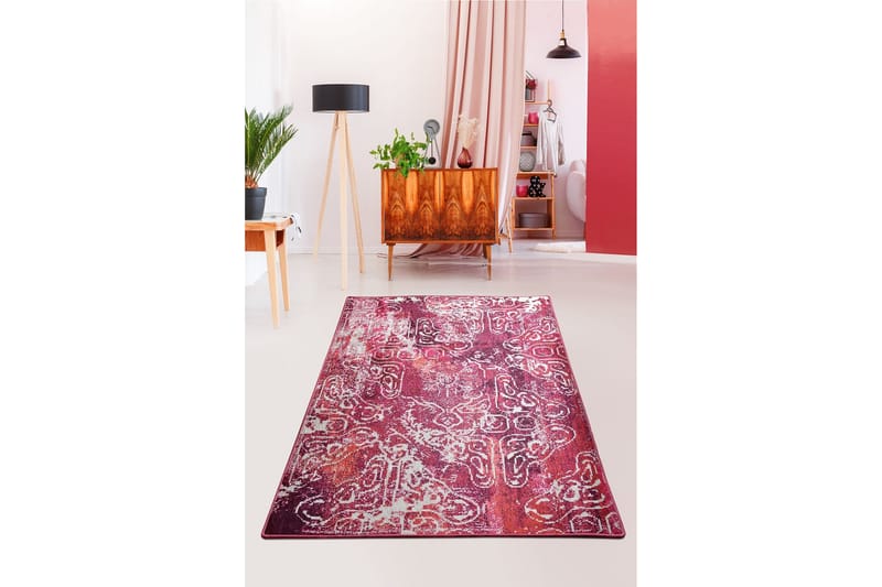 MARCONY Matta 160x230 cm Rosa/Sammet - Textilier & mattor - Mattor