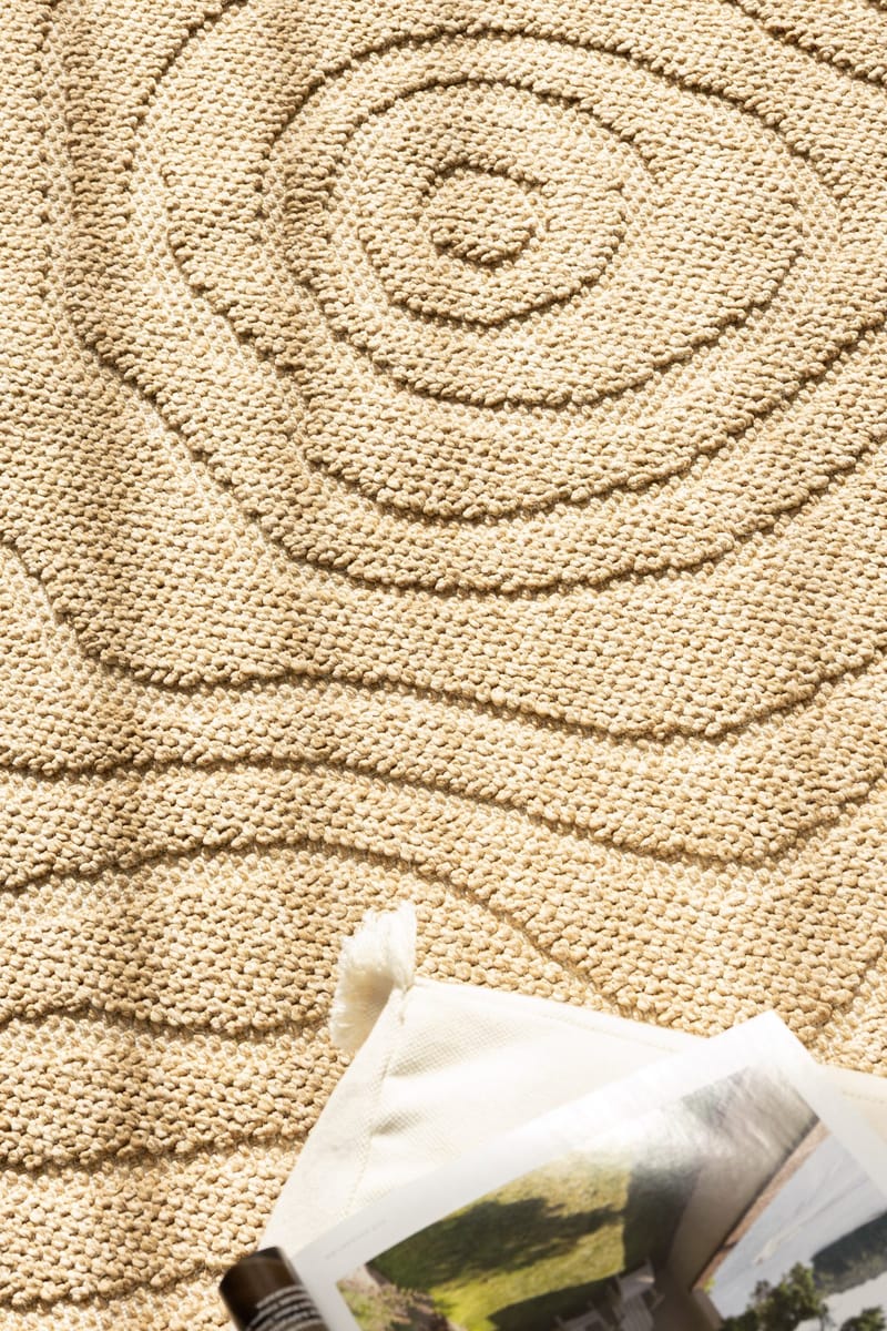 Maskinvävd Matta Capri Modern 160x230 cm - Jute - Textilier & mattor - Mattor - Utomhusmattor