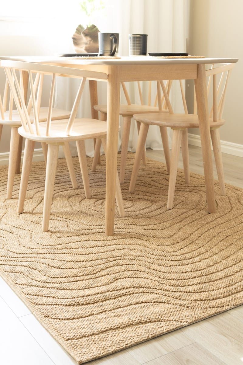 Maskinvävd Matta Capri Modern 160x230 cm - Jute - Textilier & mattor - Mattor - Utomhusmattor