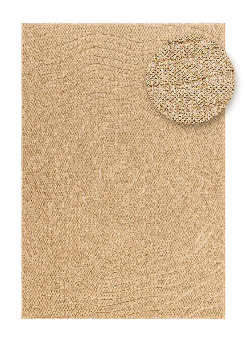 Maskinvävd Matta Capri Modern 160x230 cm - Jute - Textilier & mattor - Mattor - Utomhusmattor