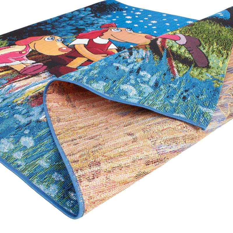 Matta Relvi 100x160 cm - blå - Textilier & mattor - Mattor - Flatvävda mattor