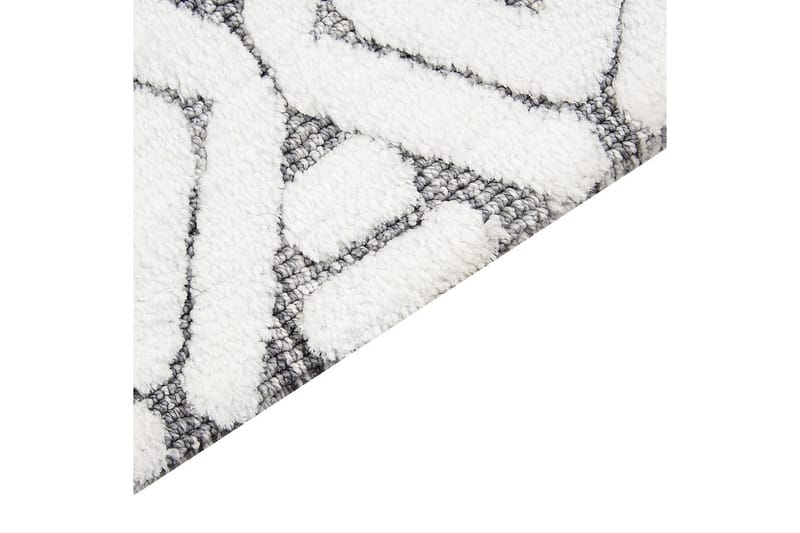 Matta Sibi - Vit, Grå, 200x300 cm - Textilier & mattor - Mattor - Flatvävda mattor