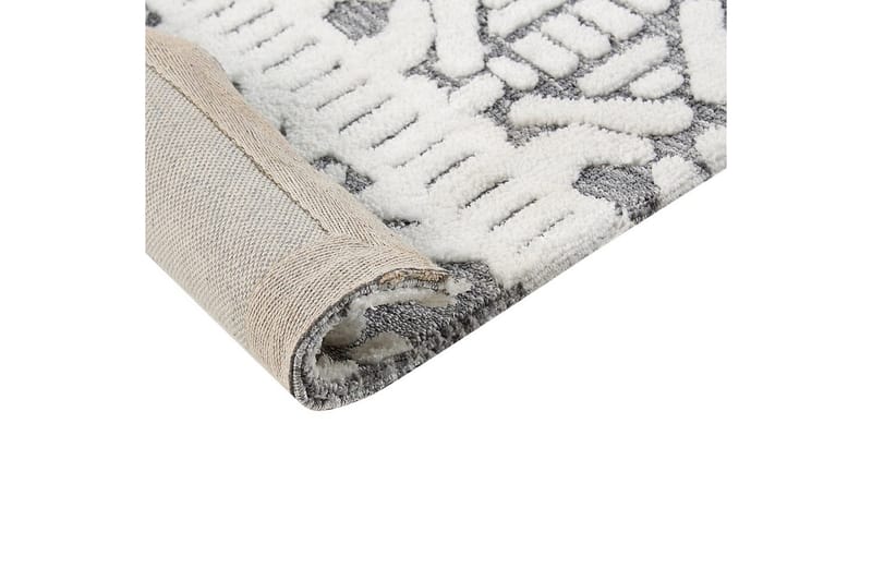 Matta Sibi - Vit, Grå, 200x300 cm - Textilier & mattor - Mattor - Flatvävda mattor