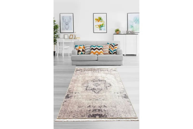Mehana Matta 160x230 cm - Flerfärgad/Sammet - Textilier & mattor - Mattor