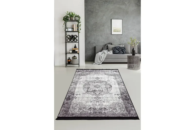 Mehana Matta 160x230 cm - Svart/Sammet - Textilier & mattor - Mattor