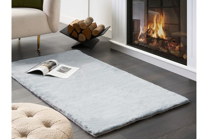 Mirpur Skinnmatta 80x150 cm Grå - Textilier & mattor - Mattor - Fällar & skinnmattor
