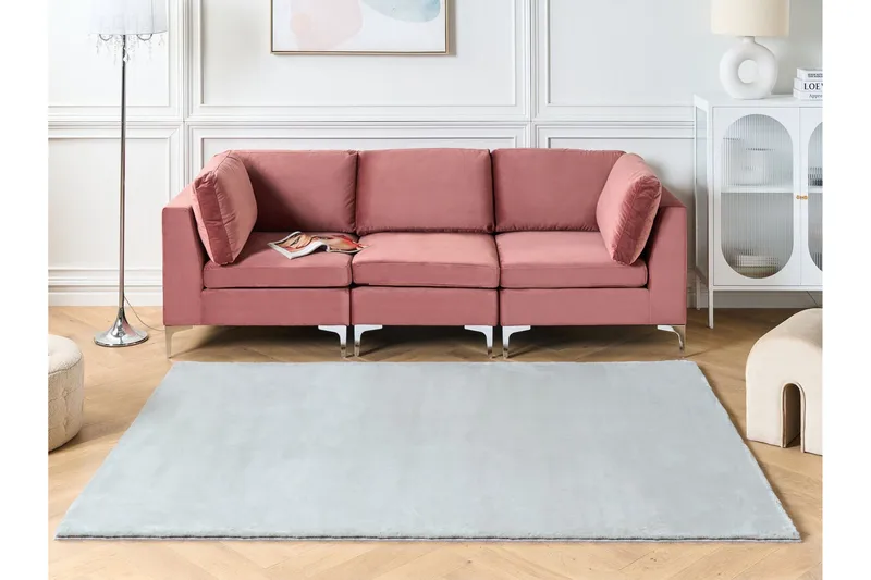 Mirpur Skinnmatta 80x150 cm - Grå - Textilier & mattor - Mattor - Modern matta - Wiltonmattor