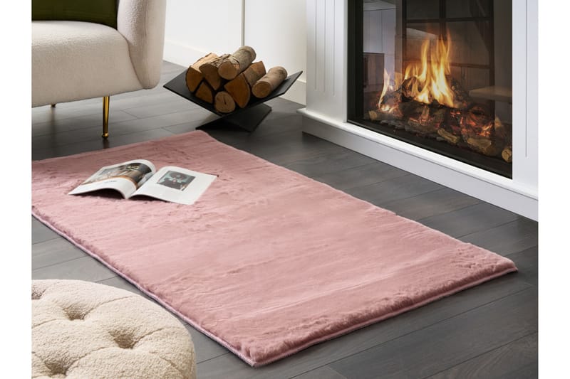 Mirpur Skinnmatta 80x150 cm Rosa - Textilier & mattor - Mattor - Fällar & skinnmattor