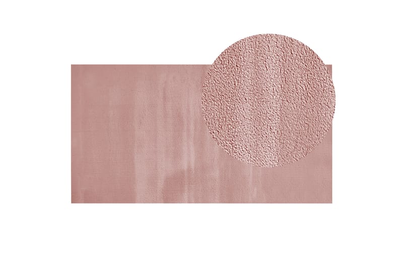 Mirpur Skinnmatta 80x150 cm Rosa - Textilier & mattor - Mattor - Fällar & skinnmattor