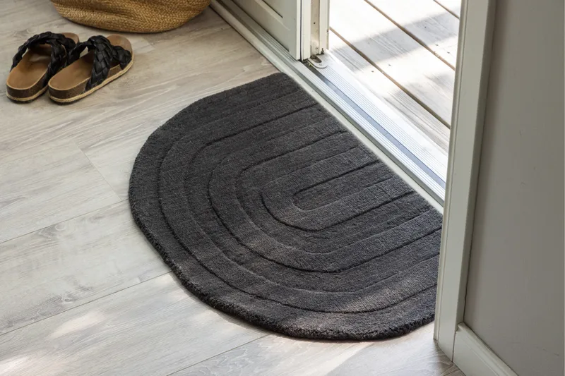 Nora Ullmatta 50x80 cm - Grå - Textilier & mattor - Mattor - Modern matta - Ullmattor