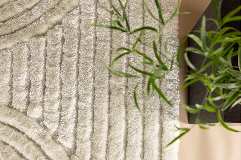 Niklas Ryamatta 200x290 cm - Vit - Textilier & mattor - Mattor - Modern matta - Ryamattor