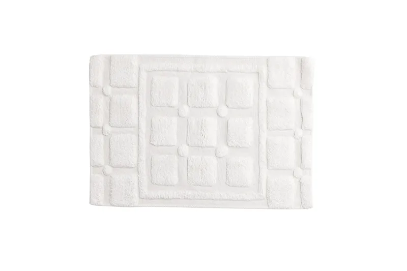 Putte Bomullsmatta 60x90 cm, Vit