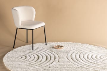 Niklas Polyester - 200*200- -Round-White - Textilier & mattor - Mattor - Modern matta - Ryamattor