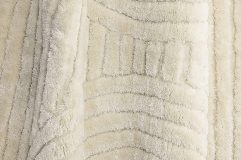 Niklas Polyester - 200*200- -Round-White - Textilier & mattor - Mattor - Modern matta - Ryamattor