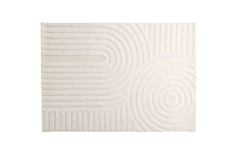 Nikita Ryamatta 160x230 cm - Vit - Textilier & mattor - Mattor - Modern matta - Ryamattor