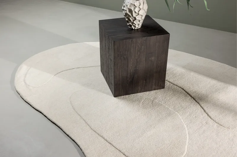 Enard Ullmatta 175x290 cm - Vit - Textilier & mattor - Mattor - Modern matta - Ullmattor