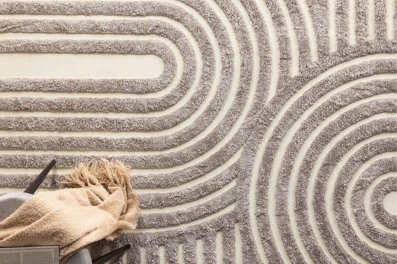 Nikita Ryamatta 200x290 cm - Grå - Textilier & mattor - Mattor - Modern matta - Ryamattor