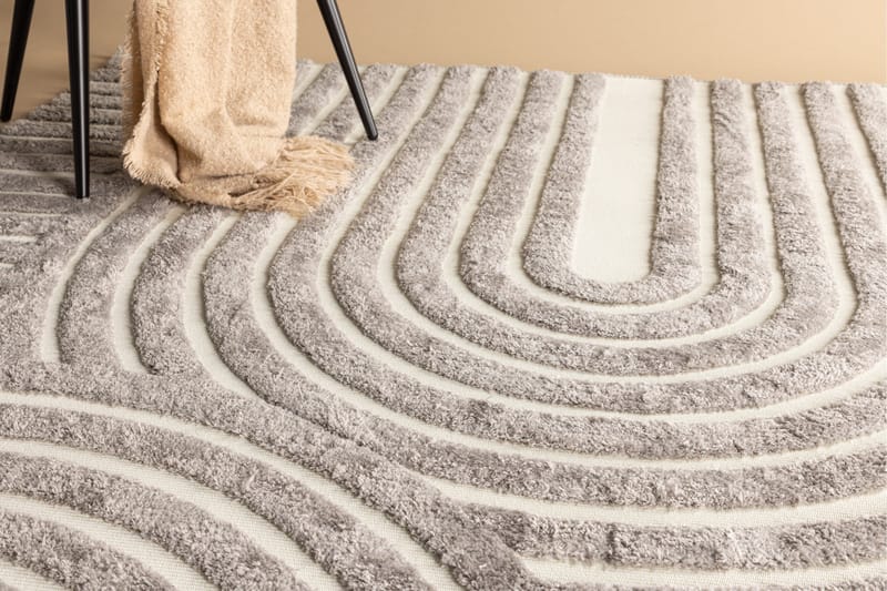 Nikita Ryamatta 200x290 cm - Grå - Textilier & mattor - Mattor - Modern matta - Ryamattor