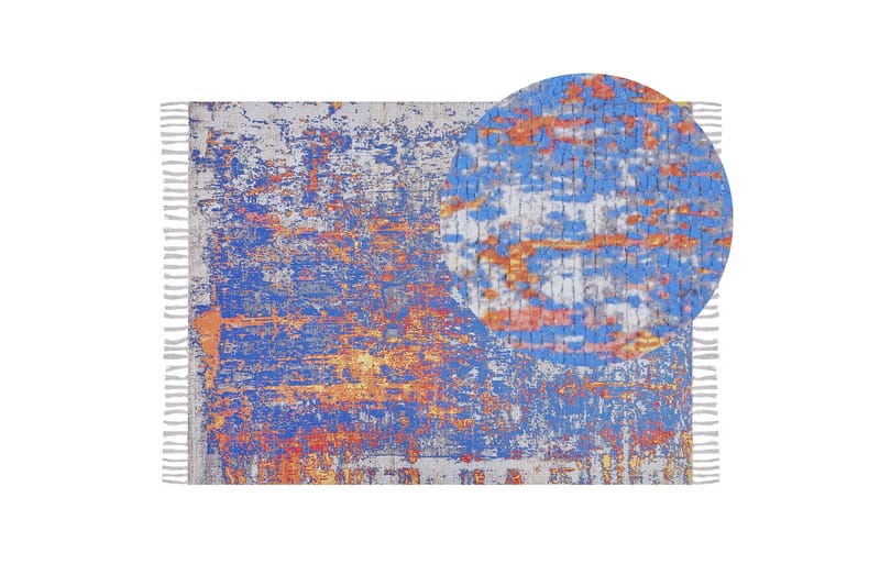 Acarlar Ryamatta 140x200 cm - Blå - Textilier & mattor - Mattor - Modern matta - Wiltonmattor