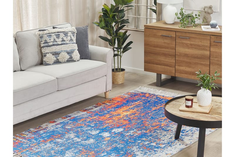 Acarlar Ryamatta 150x230 cm - Blå - Textilier & mattor - Mattor - Modern matta - Wiltonmattor