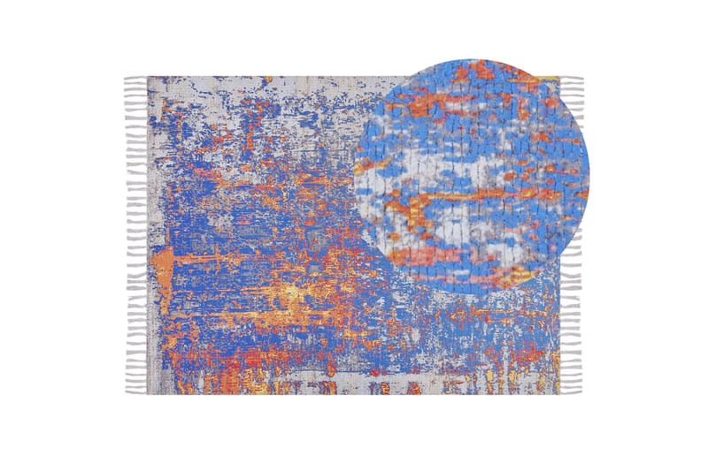 Acarlar Ryamatta 150x230 cm - Blå - Textilier & mattor - Mattor - Modern matta - Wiltonmattor