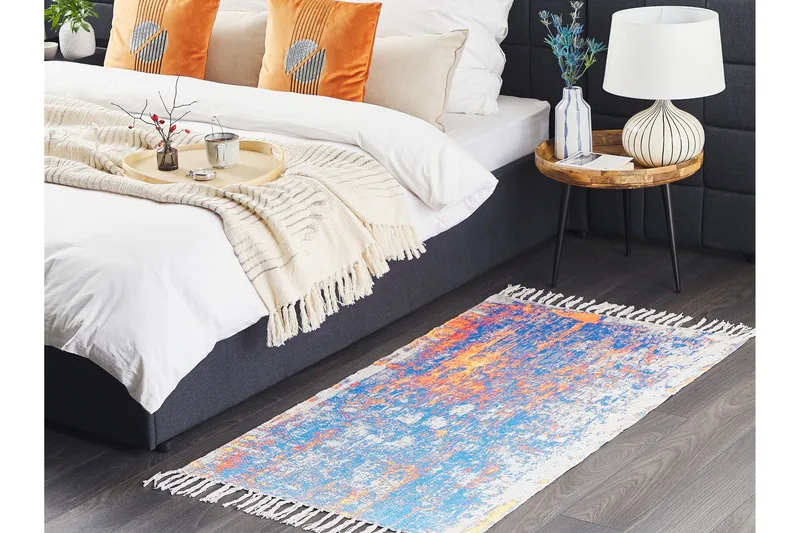 Acarlar Ryamatta 80x150 cm - Blå - Textilier & mattor - Mattor - Modern matta - Wiltonmattor