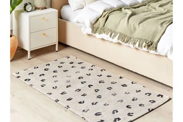 Afis Bomullsmatta 80x150 cm - Beige - Textilier & mattor - Mattor - Modern matta - Bomullsmattor