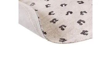 Afis Ryamatta 140 cm Rund - Beige - Textilier & mattor - Mattor - Modern matta - Bomullsmattor