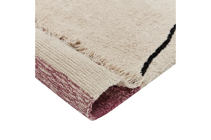 Afsar Bomullsmatta 140x200 cm - Beige - Textilier & mattor - Mattor - Modern matta - Bomullsmattor