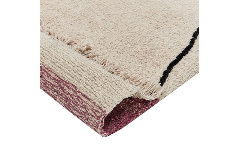 Afsar Bomullsmatta 140x200 cm - Beige - Textilier & mattor - Mattor - Modern matta - Bomullsmattor