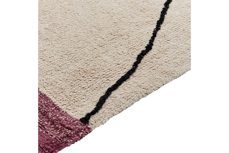 Afsar Bomullsmatta 160x230 cm - Beige - Textilier & mattor - Mattor - Modern matta - Bomullsmattor