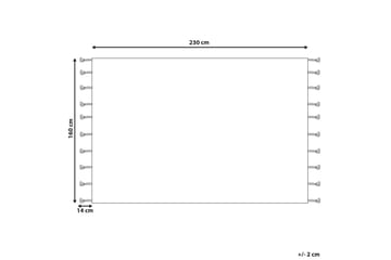 Agadir Bomullsmatta 160x230 cm - Svart/Vit - Textilier & mattor - Mattor - Modern matta - Bomullsmattor