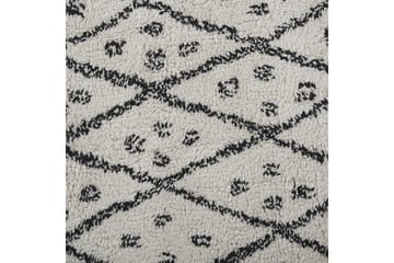 Agadir Bomullsmatta 160x230 cm - Svart/Vit - Textilier & mattor - Mattor - Modern matta - Bomullsmattor