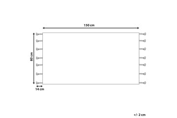 Agadir Bomullsmatta 80x150 cm - Svart/Vit - Textilier & mattor - Mattor - Modern matta - Bomullsmattor