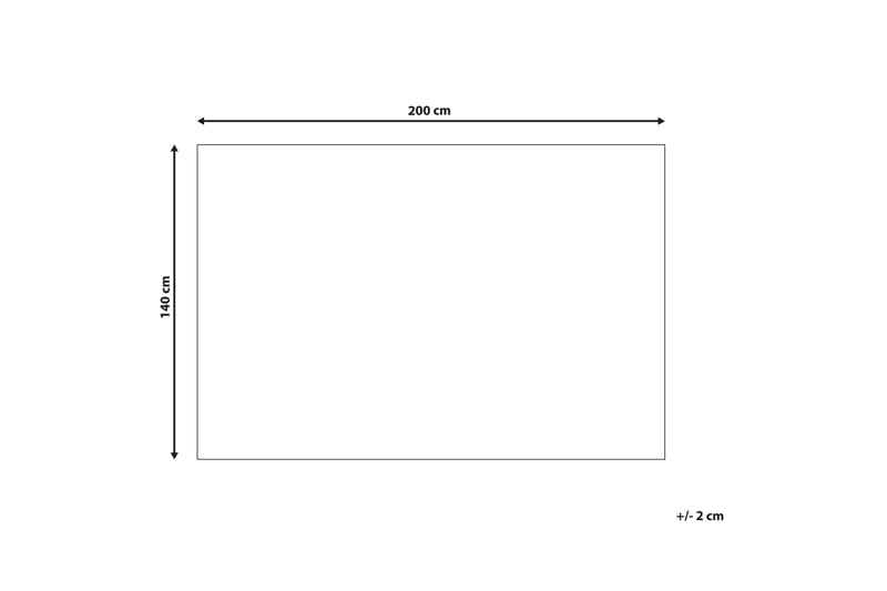 Akalan Ryamatta 140x200 cm Gul - Textilier & mattor - Mattor - Modern matta - Ryamattor