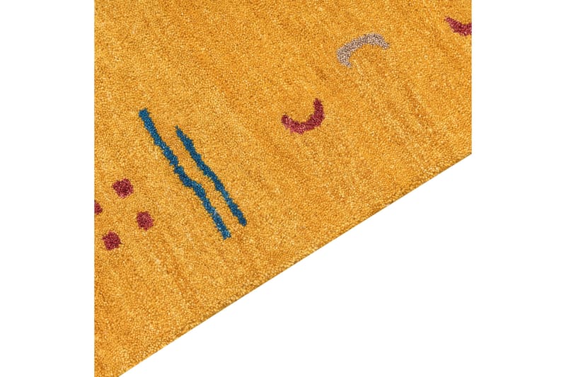 Akalan Ryamatta 80x150 cm Gul - Textilier & mattor - Mattor - Modern matta - Ryamattor