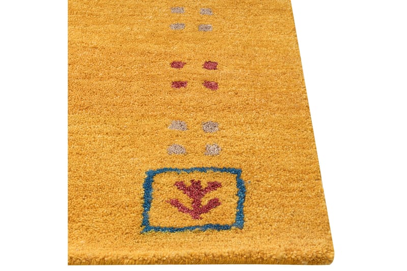 Akalan Ryamatta 80x150 cm Gul - Textilier & mattor - Mattor - Modern matta - Ryamattor