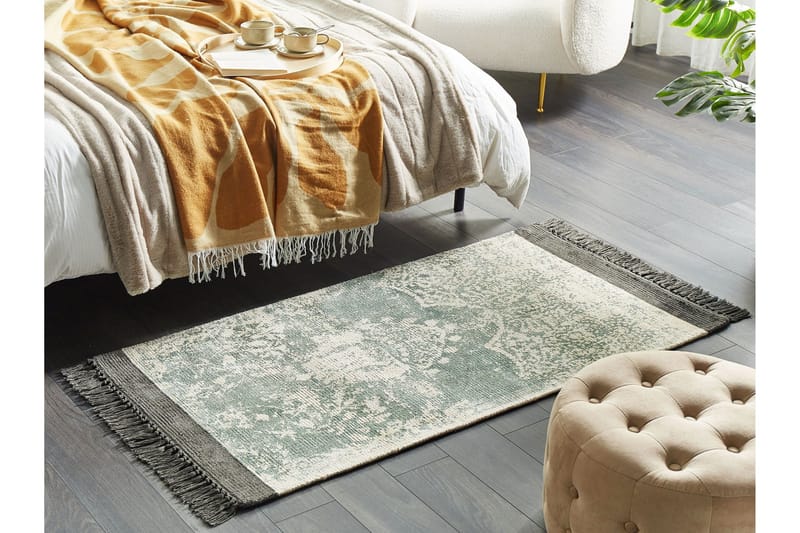 Akarsu Viskosmatta 80x150 cm - Grön - Textilier & mattor - Mattor - Modern matta - Viskosmattor