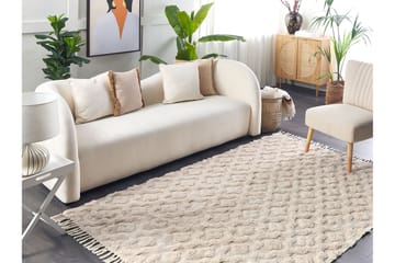 Aksaray Bomullsmatta 160x230 cm - Beige - Textilier & mattor - Mattor - Modern matta - Bomullsmattor