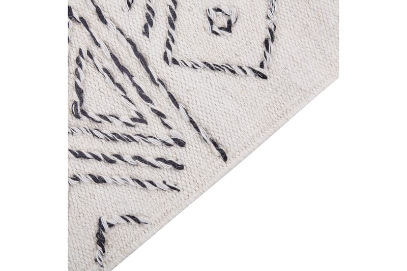 Alkent Ullmatta 140x200 cm - Svart/Vit - Textilier & mattor - Mattor - Modern matta - Ullmattor
