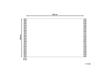 Alkent Ullmatta 160x230 cm - Svart/Vit - Textilier & mattor - Mattor - Modern matta - Ullmattor