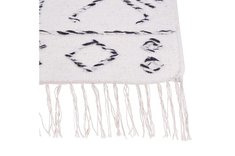 Alkent Ullmatta 80x150 cm - Svart/Vit - Textilier & mattor - Mattor - Modern matta - Ullmattor