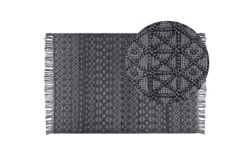 Alucra Ryamatta 160x230 cm - Svart - Textilier & mattor - Mattor - Modern matta - Ullmattor
