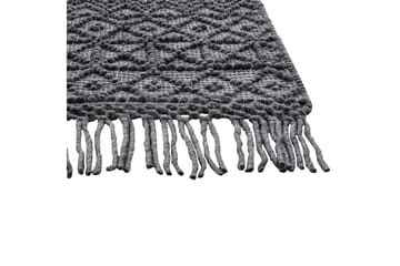 Alucra Ryamatta 160x230 cm - Svart - Textilier & mattor - Mattor - Modern matta - Ullmattor