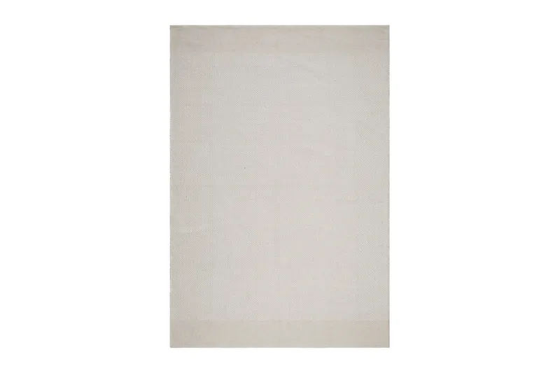 Alva Bomullsmatta 140x200 cm Rektangulär - Creme - Textilier & mattor - Mattor - Modern matta - Bomullsmattor