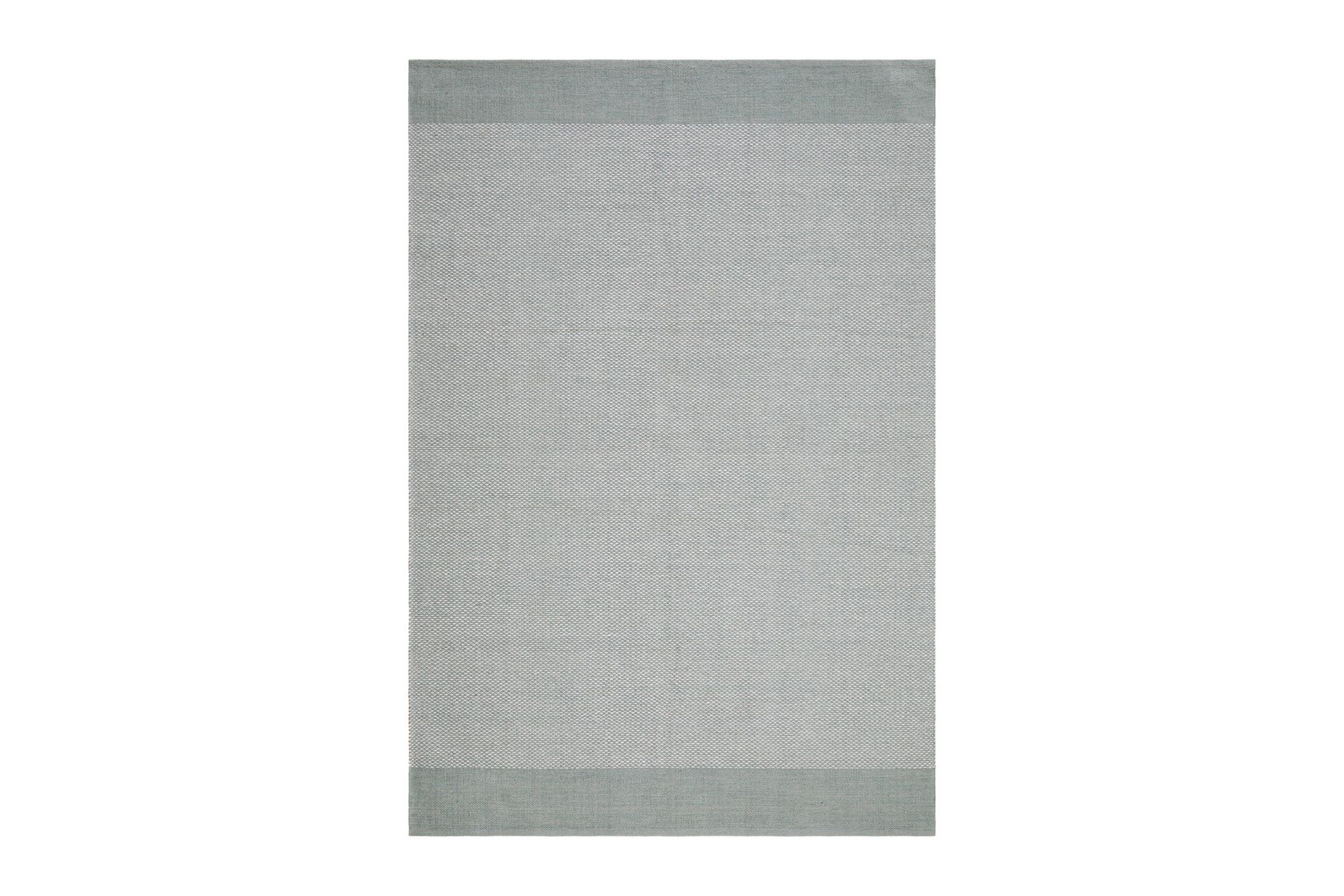 alva bomullsmatta 140x200 cm rektangulär - ljusgrön