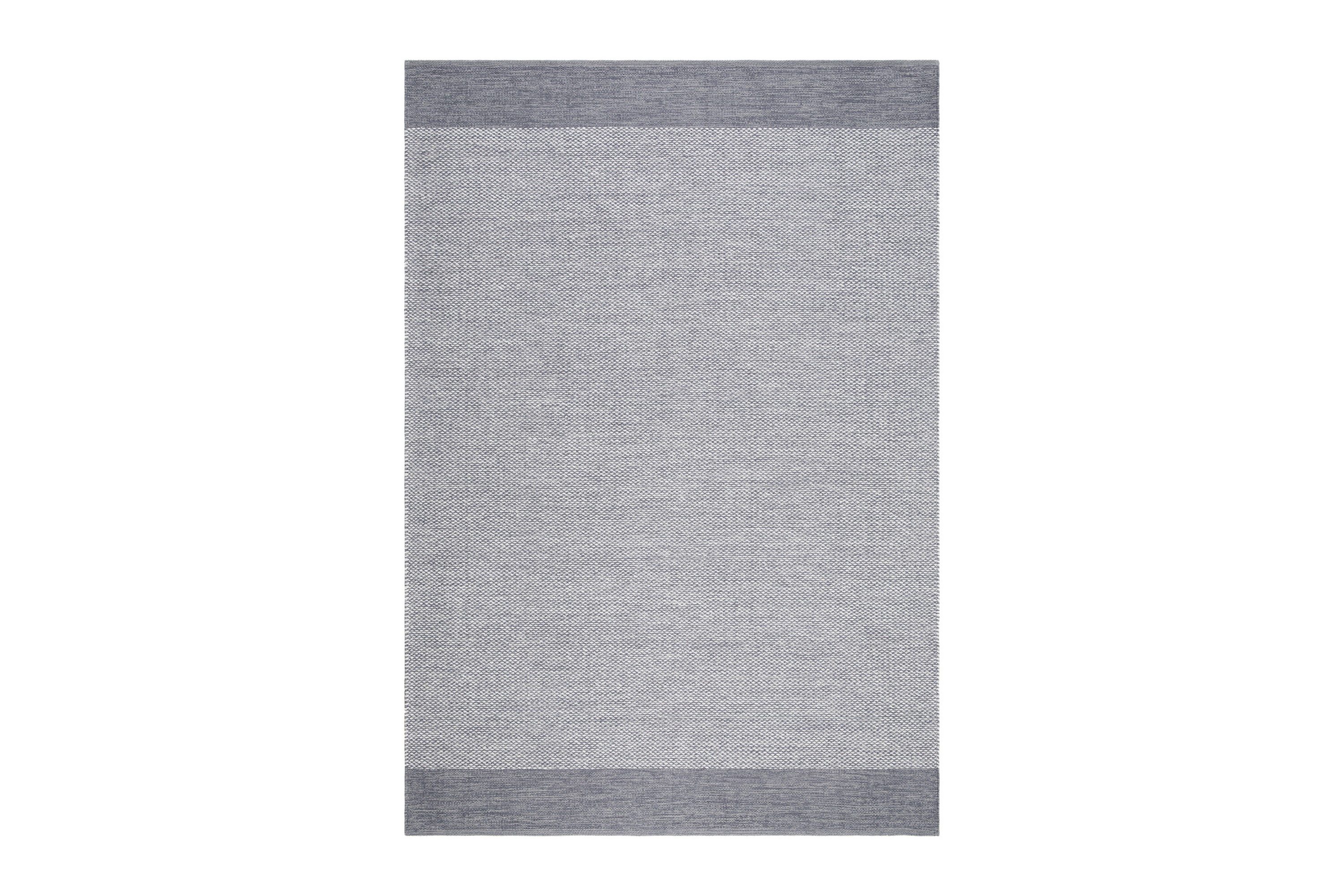 alva bomullsmatta 160x230 cm rektangulär - grå