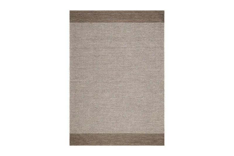Alva Bomullsmatta 160x230 cm Rektangulär - Mörkbeige - Textilier & mattor - Mattor - Modern matta - Bomullsmattor