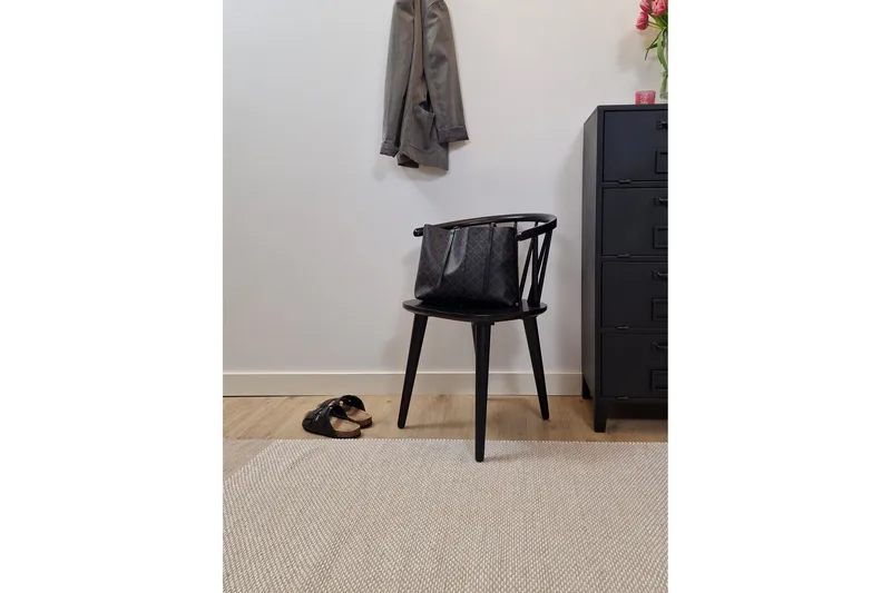 Alva Bomullsmatta 160x230 cm Rektangulär - Sand - Textilier & mattor - Mattor - Modern matta - Bomullsmattor